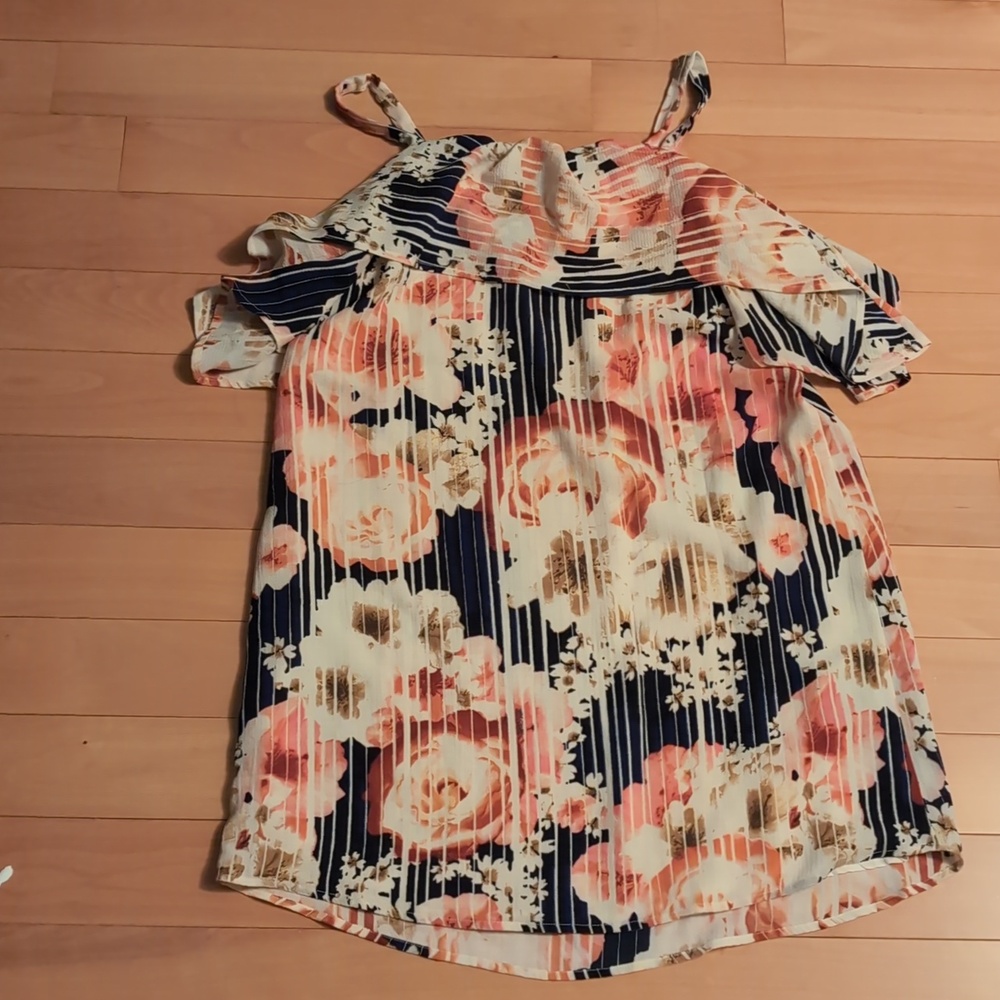 FREE Floral Off-Shoulder dress